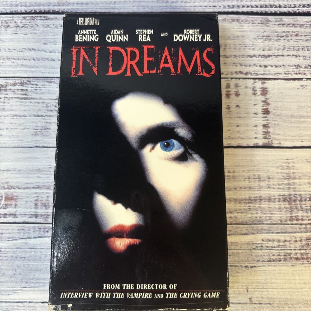 In Dreams VHS Horror Thriller Annette Bening Robert Downey Jr DreamWorks